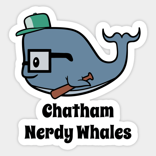 Chatham Nerdy Whales - Minorest League Baseball Sticker by WatershipBound